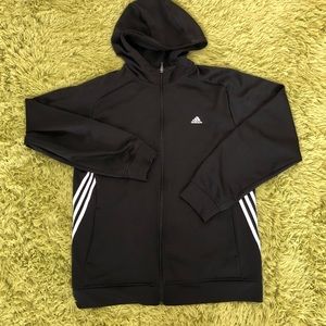 Adidas performance zip HOOD size L